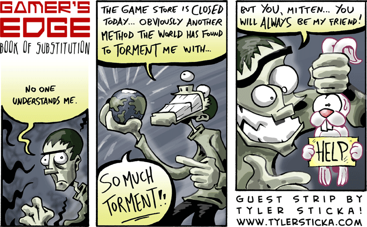 Tyler went all out, choosing a character even I forget was in the comic.
