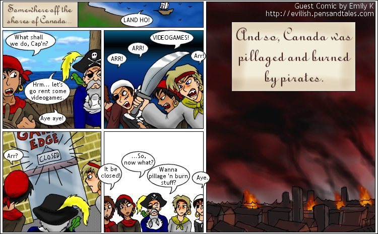 For years, chapter four was unfinished, so I reuploaded this to act as the last strip. Seemed a fitting way to end it.